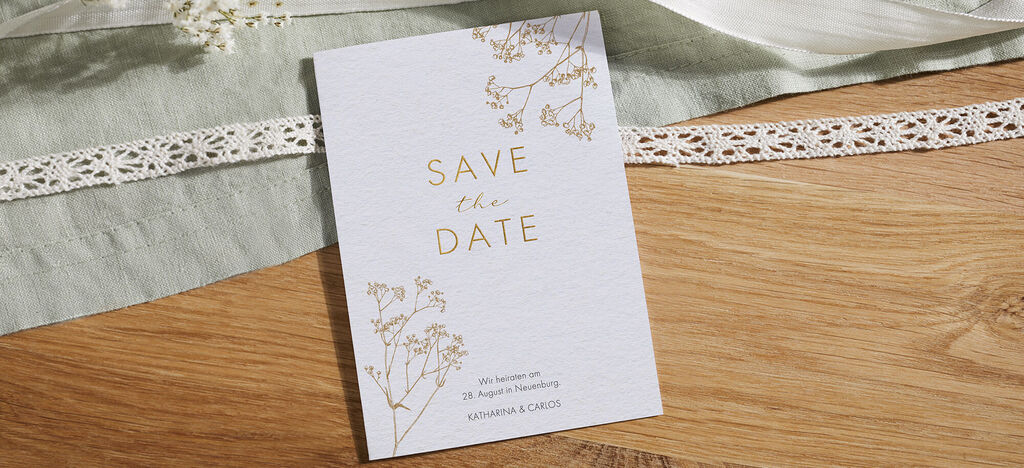 Save the date karten hochzeit grusskarten