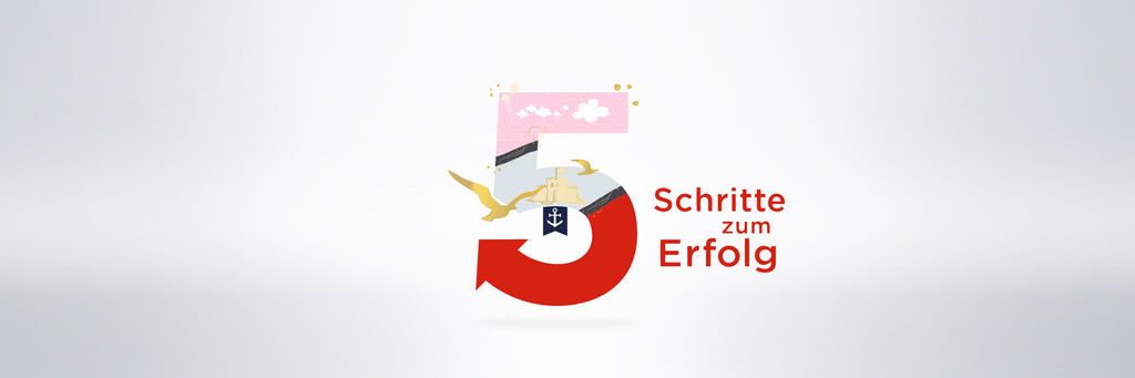 Teaser Grafik - In 5 Schritten "Stile"