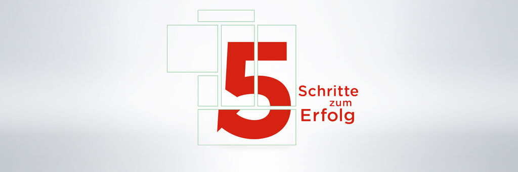 Teaser Grafik - In 5 Schritten "Seitenlayouts"